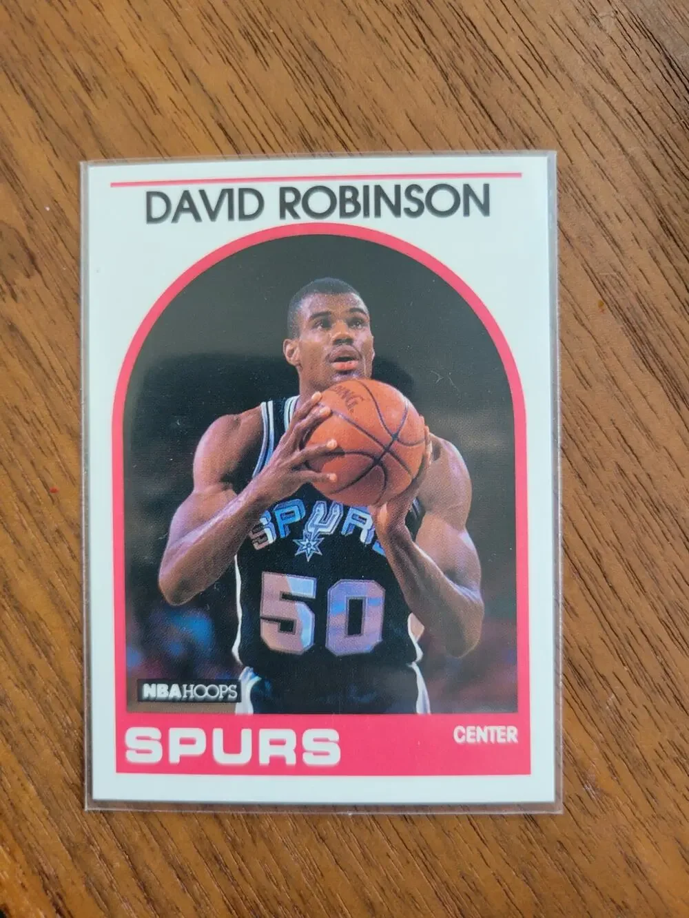 David Robinson 1989-1990 NBA Hoops Series 2 #310 - Rookie - San Antonio Spurs